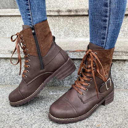 Anna | Women’s Lace-Up Winter Cowboy Boots
