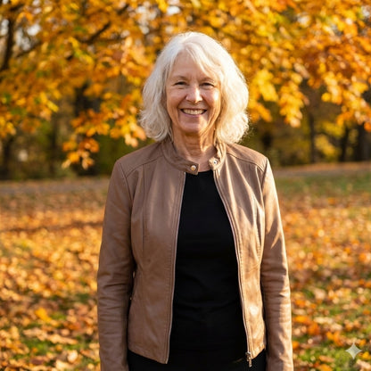 Ava | Elegant Leather Women's Jacket