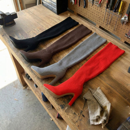 Ruby | Over-Knee Stretch Pointed High Heel Long Boots