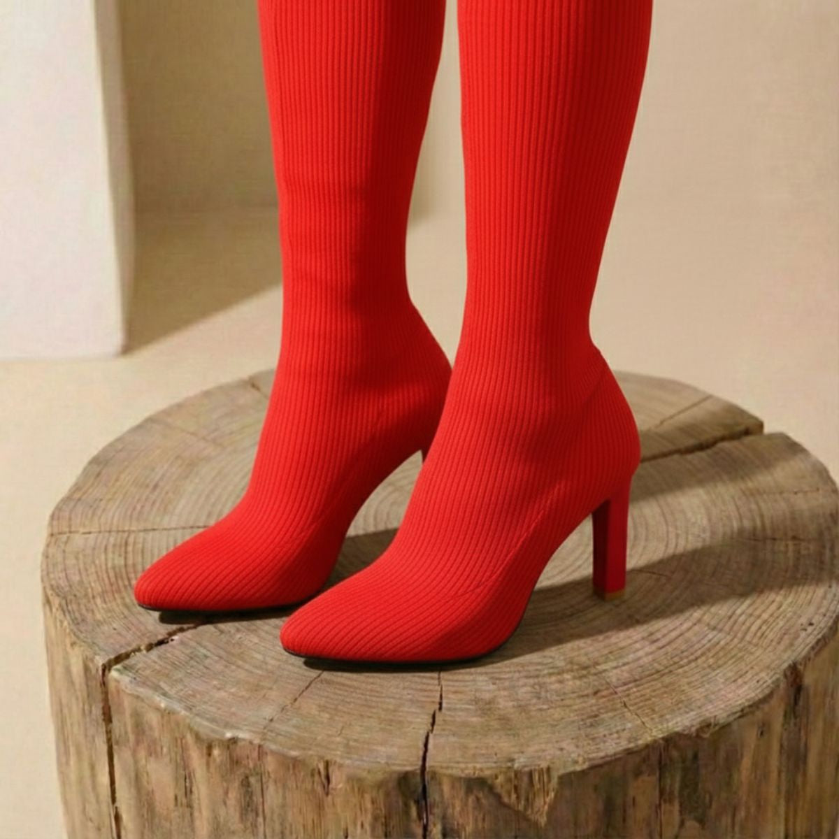 Ruby | Over-Knee Stretch Pointed High Heel Long Boots