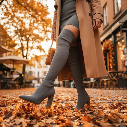 Ruby | Over-Knee Stretch Pointed High Heel Long Boots