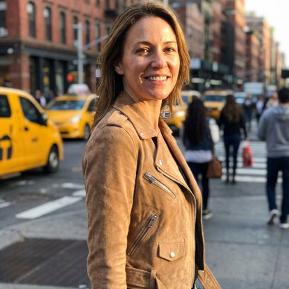 Louise | Handmade Leather Biker Jacket