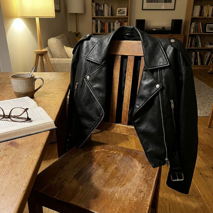 Alina | Handmade Leather Jacket With Belt