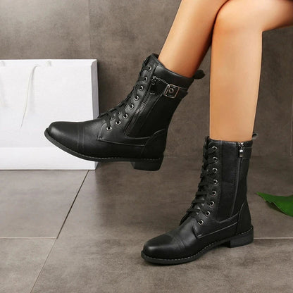 Brandy | Short Leather Boots Women's