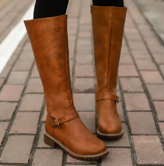 Chloe | Stylish Women's Knee-High Leather Boots